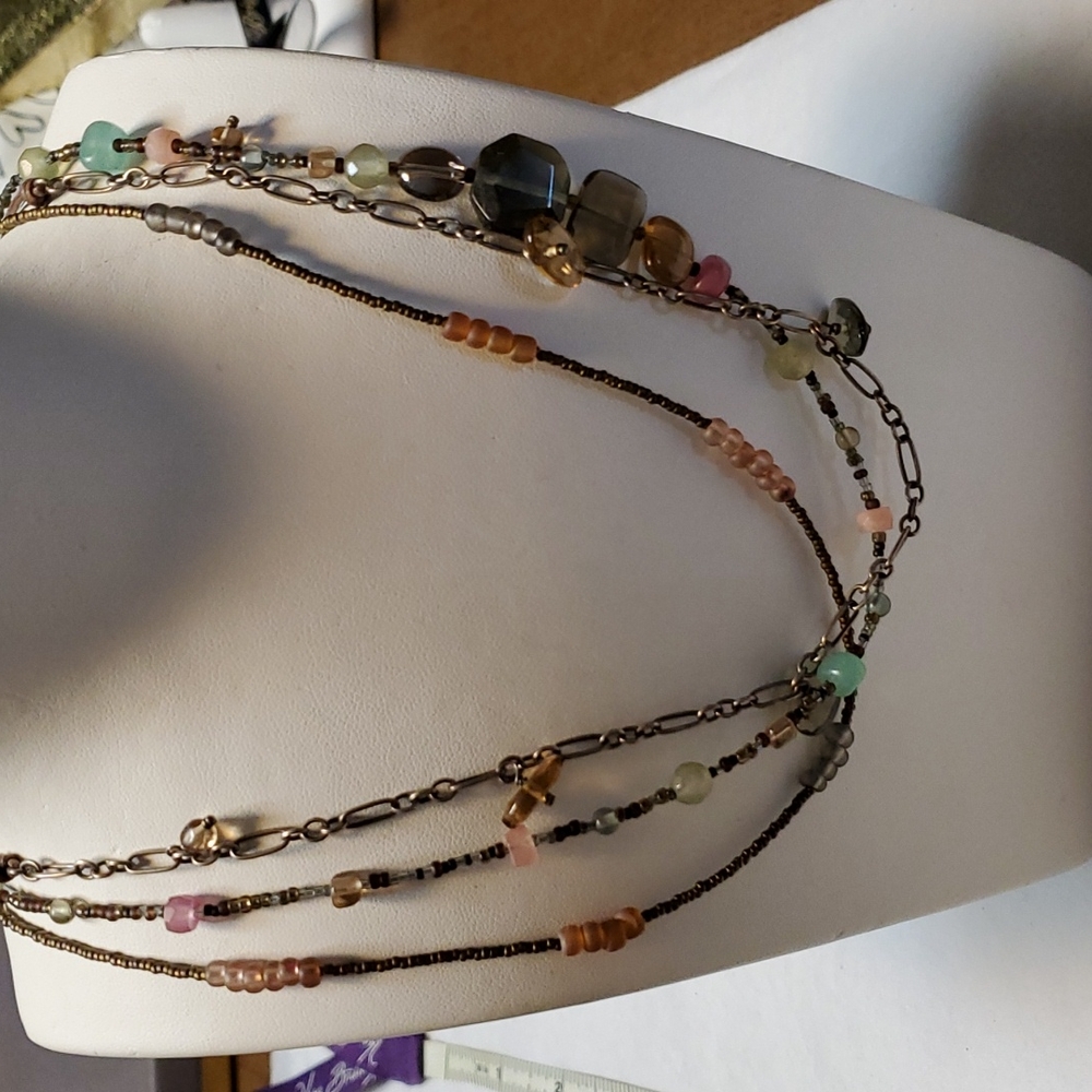 Silpada multi stone necklace